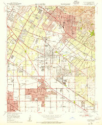Download a high-resolution, GPS-compatible USGS topo map for Whittier, CA (1955 edition)