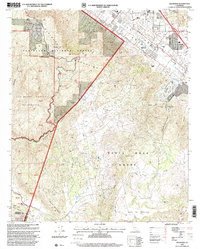 Download a high-resolution, GPS-compatible USGS topo map for Wildomar, CA (2000 edition)