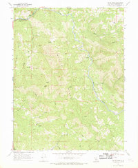 Download a high-resolution, GPS-compatible USGS topo map for Willis Ridge, CA (1969 edition)