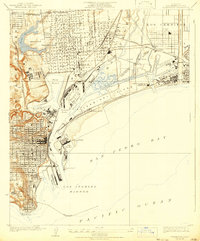 preview thumbnail of historical topo map of Los Angeles County, CA in 1925