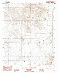 Download a high-resolution, GPS-compatible USGS topo map for Wingate Wash West, CA (1985 edition)