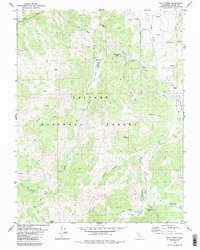 Download a high-resolution, GPS-compatible USGS topo map for Wolf Creek, CA (1985 edition)