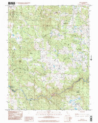 preview thumbnail of historical topo map of Nevada County, CA in 1998