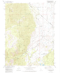 Download a high-resolution, GPS-compatible USGS topo map for Woodfords, CA (1984 edition)