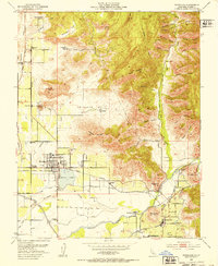 Download a high-resolution, GPS-compatible USGS topo map for Woodlake, CA (1953 edition)