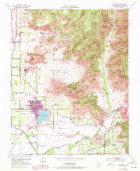 Download a high-resolution, GPS-compatible USGS topo map for Woodlake, CA (1971 edition)
