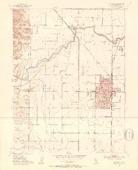 Map of Woodland, CA in 1952 | Pastmaps