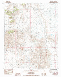Download a high-resolution, GPS-compatible USGS topo map for Woods Mtn, CA (1983 edition)