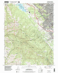 Download a high-resolution, GPS-compatible USGS topo map for Woodside, CA (1999 edition)
