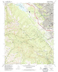 Download a high-resolution, GPS-compatible USGS topo map for Woodside, CA (1995 edition)