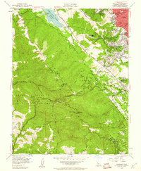Download a high-resolution, GPS-compatible USGS topo map for Woodside, CA (1960 edition)