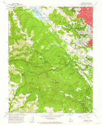 Download a high-resolution, GPS-compatible USGS topo map for Woodside, CA (1961 edition)