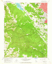 Download a high-resolution, GPS-compatible USGS topo map for Woodside, CA (1964 edition)