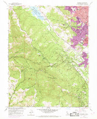 Download a high-resolution, GPS-compatible USGS topo map for Woodside, CA (1969 edition)