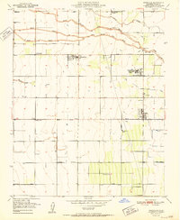 Download a high-resolution, GPS-compatible USGS topo map for Woodville, CA (1951 edition)