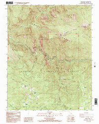 Download a high-resolution, GPS-compatible USGS topo map for Wren Peak, CA (1995 edition)