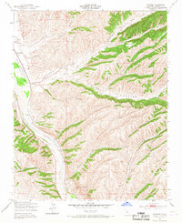 Download a high-resolution, GPS-compatible USGS topo map for Wunpost, CA (1968 edition)
