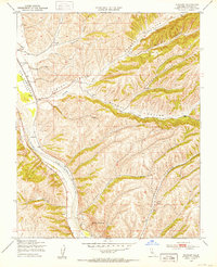Download a high-resolution, GPS-compatible USGS topo map for Wunpost, CA (1953 edition)