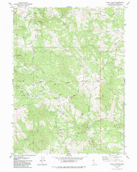 Download a high-resolution, GPS-compatible USGS topo map for Yager Junction, CA (1985 edition)