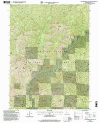 Download a high-resolution, GPS-compatible USGS topo map for Yellowjacket Mountain, CA (2003 edition)