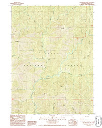 Download a high-resolution, GPS-compatible USGS topo map for Yellowjacket Mtn, CA (1986 edition)