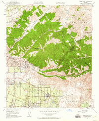 Download a high-resolution, GPS-compatible USGS topo map for Yorba Linda, CA (1960 edition)