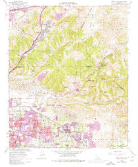 Download a high-resolution, GPS-compatible USGS topo map for Yorba Linda, CA (1975 edition)