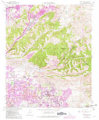 Download a high-resolution, GPS-compatible USGS topo map for Yorba Linda, CA (1982 edition)