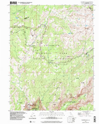 preview thumbnail of historical topo map of Mariposa County, CA in 1997