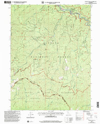 Download a high-resolution, GPS-compatible USGS topo map for Youngs Peak, CA (2004 edition)