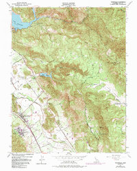Download a high-resolution, GPS-compatible USGS topo map for Yountville, CA (1991 edition)