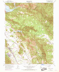 Download a high-resolution, GPS-compatible USGS topo map for Yountville, CA (1969 edition)