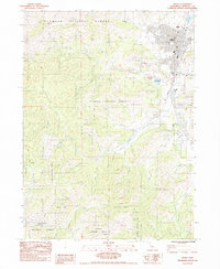 Download a high-resolution, GPS-compatible USGS topo map for Yreka, CA (1984 edition)