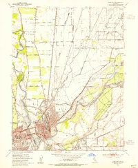 preview thumbnail of historical topo map of Yuba City, CA in 1952