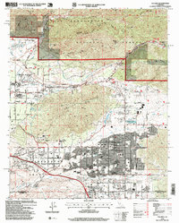 Download a high-resolution, GPS-compatible USGS topo map for Yucaipa, CA (1999 edition)