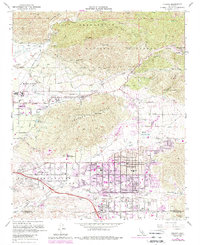 Download a high-resolution, GPS-compatible USGS topo map for Yucaipa, CA (1988 edition)