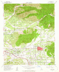 Download a high-resolution, GPS-compatible USGS topo map for Yucaipa, CA (1963 edition)