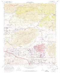 Download a high-resolution, GPS-compatible USGS topo map for Yucaipa, CA (1975 edition)