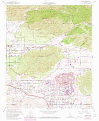 Download a high-resolution, GPS-compatible USGS topo map for Yucaipa, CA (1980 edition)