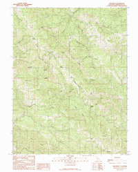 Download a high-resolution, GPS-compatible USGS topo map for Zeni Ridge, CA (1991 edition)