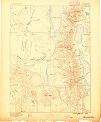 1886 Map of Alturas