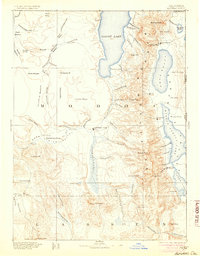 1892 Map of Alturas, 1904 Print