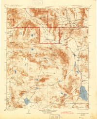 preview thumbnail of historical topo map of San Bernardino County, CA in 1933