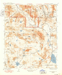 preview thumbnail of historical topo map of San Bernardino County, CA in 1933