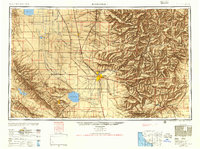 1955 Map of Kernville, CA