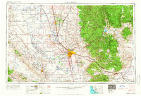 preview thumbnail of historical topo map of Bakersfield, CA in 1966