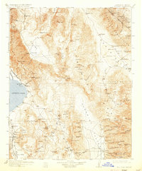 Download a high-resolution, GPS-compatible USGS topo map for Ballarat, CA (1933 edition)