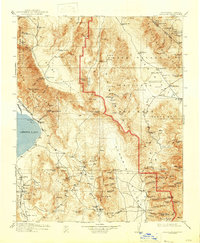 Download a high-resolution, GPS-compatible USGS topo map for Ballarat, CA (1947 edition)