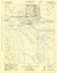 1942 Map of El Centro, CA