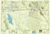1955 Map of El Centro, CA